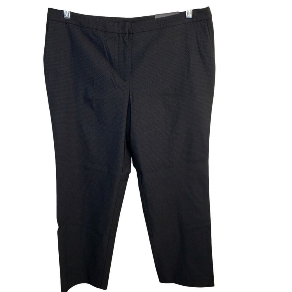Mario Serrano Black Gray Slim Fit Pant Size 14